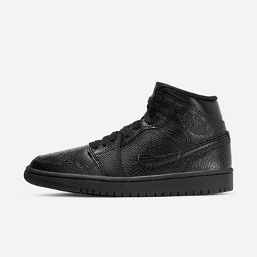 Nike Air Jordan 1 Jordans Kadın Siyah Beyaz Siyah | TR4258234