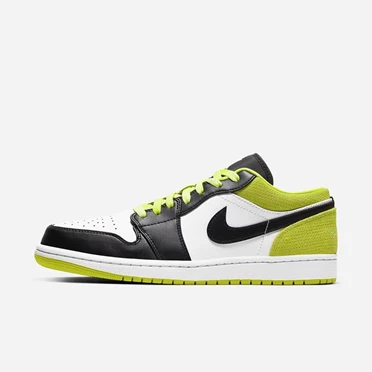 Nike Air Jordan 1 Spor Ayakkabı Erkek Siyah Beyaz Siyah | TR4259499