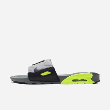Nike Air Max 90 Terlik Erkek Gri Siyah Gri | TR4257524