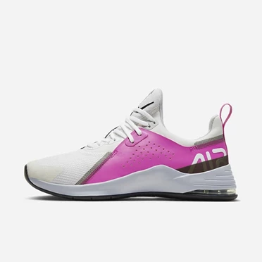 Nike Air Max Bella TR 3 Spor Ayakkabı Kadın Beyaz Pembe Platini Siyah | TR4258068