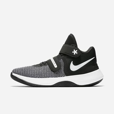 Nike Air Precision II Basketbol Ayakkabısı Erkek Siyah Beyaz | TR4257450
