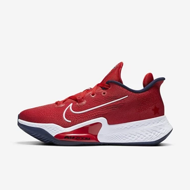 Nike Air Zoom BB NXT Basketbol Ayakkabısı Kadın Kırmızı Obsidian Beyaz | TR4258456