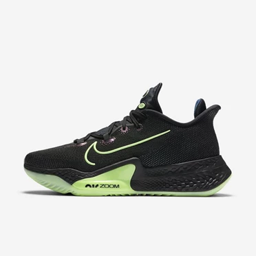Nike Air Zoom BB NXT Basketbol Ayakkabısı Erkek Siyah Açık Yeşil Mavi | TR4259490