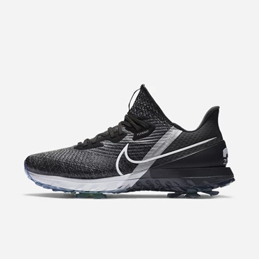 Nike Air Zoom Infinity Tour Golf Ayakkabısı Erkek Siyah Metal Platini Beyaz | TR4259597