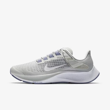 Nike Air Zoom Pegasus 37 Koşu Ayakkabısı Kadın Açık Gümüş Indigo Beyaz | TR4256322