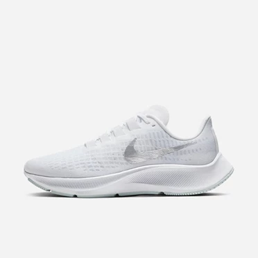 Nike Air Zoom Pegasus 37 Koşu Ayakkabısı Kadın Beyaz Metal Gümüş | TR4256909