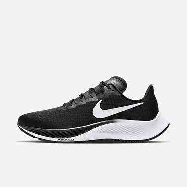 Nike Air Zoom Pegasus 37 Koşu Ayakkabısı Kadın Siyah Beyaz | TR4257432