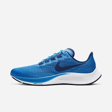 Nike Air Zoom Pegasus 37 Koşu Ayakkabısı Erkek Mavi Beyaz Mavi | TR4258339