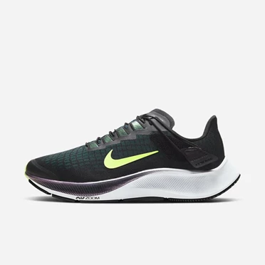 Nike Air Zoom Pegasus 37 Koşu Ayakkabısı Kadın Siyah Mavi Yeşil | TR4258443