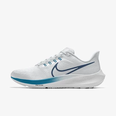 Nike Air Zoom Pegasus 39 By You Yol Koşu Ayakkabısı Erkek Gümüş Mavi | TR4258402