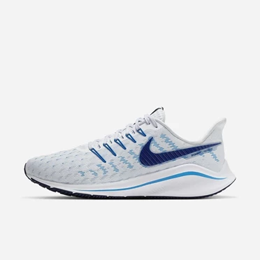 Nike Air Zoom Vomero 14 Spor Ayakkabı Erkek Beyaz Mavi Mavi | TR4257441
