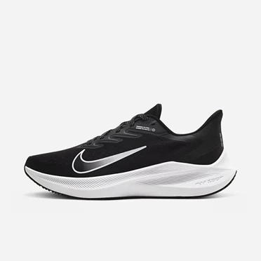 Nike Air Zoom Winflo Koşu Ayakkabısı Kadın Siyah Koyu Gri Beyaz | TR4256719