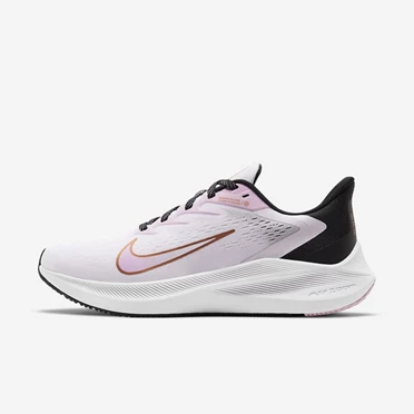 Nike Air Zoom Winflo Koşu Ayakkabısı Kadın Açık Mor Açık Pembe Siyah Metal Bakır | TR4257837