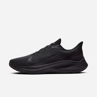 Nike Air Zoom Winflo Spor Ayakkabı Erkek Siyah Koyu Gri Siyah | TR4257137