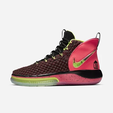 Nike AlphaDunk Basketbol Ayakkabısı Erkek Pembe Siyah | TR4257001