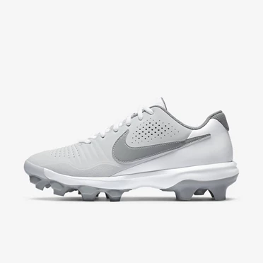 Nike Alpha Huarache 3 Beyzbol Ayakkabısı Erkek Beyaz Beyaz Gri Açık | TR4259277