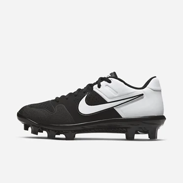 Nike Alpha Huarache Varsity Beyzbol Ayakkabısı Erkek Siyah Beyaz | TR4257147