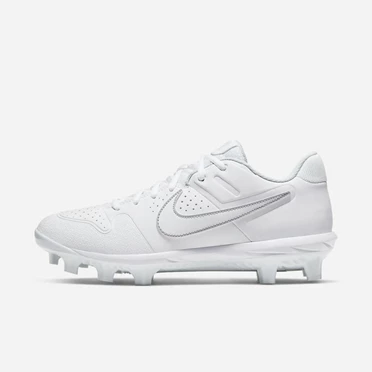 Nike Alpha Huarache Varsity Beyzbol Ayakkabısı Erkek Beyaz Platini Beyaz | TR4259392