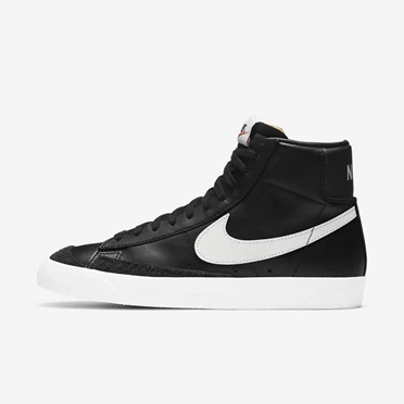 Nike Blazer Spor Ayakkabı Kadın Siyah Siyah Siyah Beyaz | TR4256949