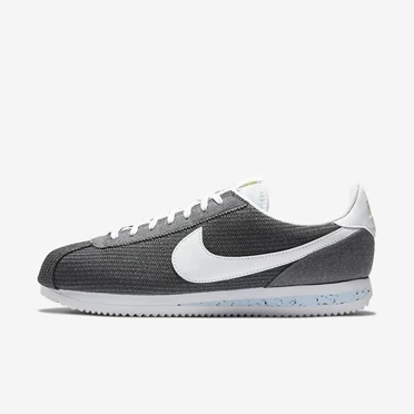Nike Cortez Basic Spor Ayakkabı Erkek Gri Mavi Beyaz | TR4258666