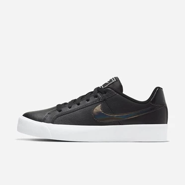 Nike Court Royale Spor Ayakkabı Kadın Siyah Beyaz Siyah | TR4256361