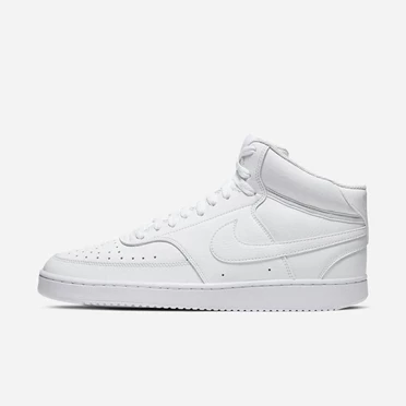 Nike Court Vision Spor Ayakkabı Erkek Beyaz Beyaz Beyaz | TR4259492