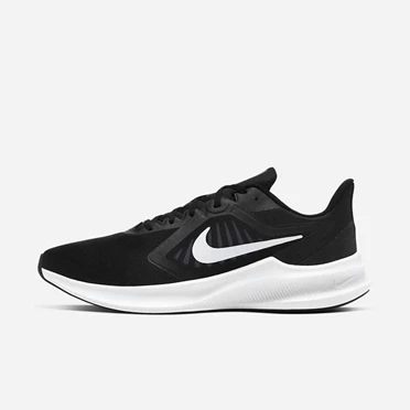 Nike Downshifter Koşu Ayakkabısı Erkek Siyah Koyu Gri Beyaz | TR4258539
