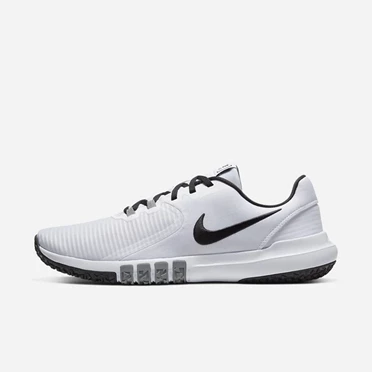Nike Flex Control Spor Ayakkabı Erkek Beyaz Gri Siyah | TR4256438