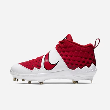Nike Force Air Trout 6 Pro Beyzbol Ayakkabısı Erkek Kırmızı Beyaz Kırmızı Kırmızı | TR4256515