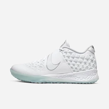 Nike Force Zoom Trout 6 Beyzbol Ayakkabısı Erkek Beyaz Turuncu Beyaz | TR4256560