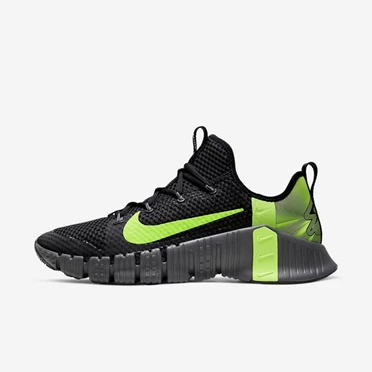 Nike Free Metcon 3 Çapraz Ayakkabı Erkek Siyah Koyu Gri Yeşil | TR4256330
