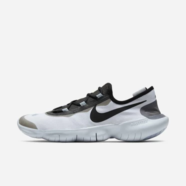 Nike Free RN 5.0 2020 Koşu Ayakkabısı Erkek Beyaz Obsidian Beyaz Siyah | TR4257224