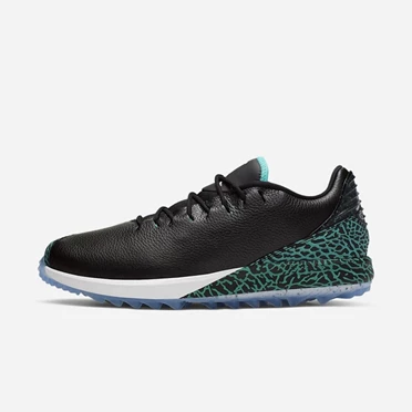 Nike Jordan ADG Golf Ayakkabısı Erkek Siyah Metal Beyaz | TR4258227