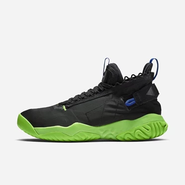 Nike Jordan Proto-React Jordans Erkek Siyah Yeşil Açık Yeşil Mavi | TR4257877