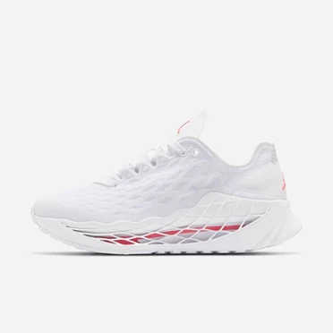 Nike Jordan Zoom Koşu Ayakkabısı Erkek Beyaz Beyaz Kırmızı | TR4257836