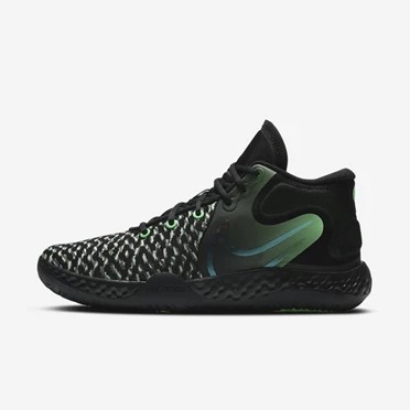 Nike KD Trey 5 Basketbol Ayakkabısı Erkek Siyah Yeşil Mavi | TR4258258