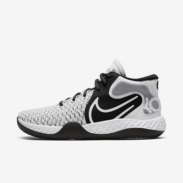Nike KD Trey 5 Basketbol Ayakkabısı Erkek Beyaz Siyah Beyaz | TR4259386