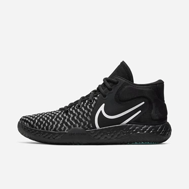 Nike KD Trey 5 Basketbol Ayakkabısı Kadın Siyah Yeşil Gri Beyaz | TR4259556