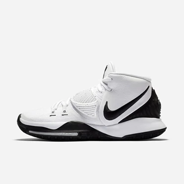 Nike Kyrie 6 Basketbol Ayakkabısı Erkek Beyaz Platini Siyah | TR4257819