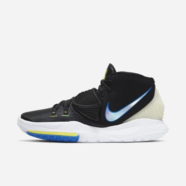 Nike Kyrie 6 Basketbol Ayakkabısı Kadın Siyah Sarı Beyaz | TR4259117