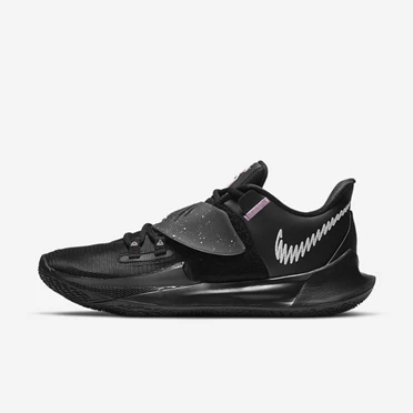 Nike Kyrie Low 3 Basketbol Ayakkabısı Erkek Siyah Siyah Metal Gümüş | TR4258160