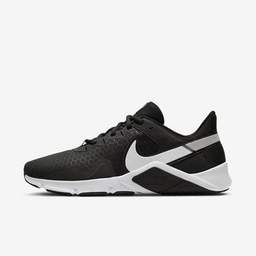 Nike Legend Spor Ayakkabı Erkek Siyah Metal Gümüş Beyaz | TR4259452