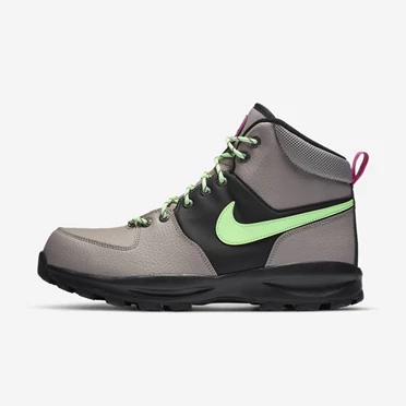 Nike Manoa Spor Ayakkabı Erkek Gri Küpe Çiçeği Siyah Yeşil | TR4257235