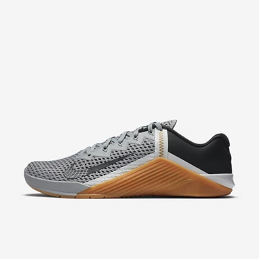 Nike Metcon 6 Çapraz Ayakkabı Erkek Beyaz Kahverengi Koyu Gri | TR4256419