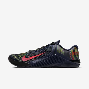 Nike Metcon 6 Çapraz Ayakkabı Erkek Mavi Siyah Gümüş Kırmızı | TR4257763