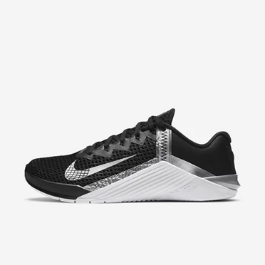 Nike Metcon 6 Çapraz Ayakkabı Kadın Siyah Metal Gümüş Metal Gümüş | TR4257975
