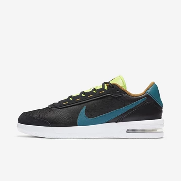 Nike NikeCourt Air Max Tenis Ayakkabısı Erkek Siyah Altın | TR4259221