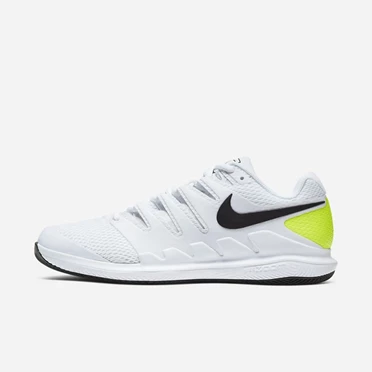 Nike NikeCourt Air Zoom Tenis Ayakkabısı Erkek Beyaz Siyah | TR4258165