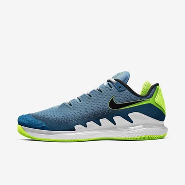 Nike NikeCourt Air Zoom Tenis Ayakkabısı Erkek Turkuaz Yeşil Açık Yeşil Siyah | TR4259616