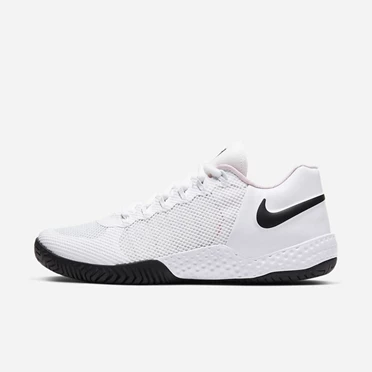 Nike NikeCourt Flare 2 Tenis Ayakkabısı Kadın Beyaz Pembe Siyah | TR4259626
